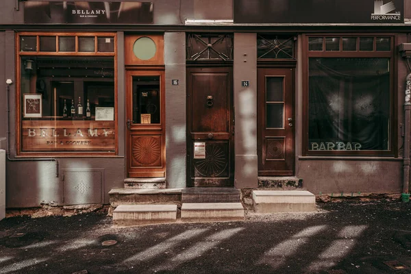 Luxemburg City April 2020 Bar Ramen Tijden Van Coronavirus Noodsituatie — Stockfoto