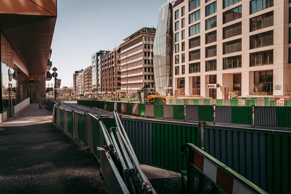 Vägarbeten Centrala Luxemburg — Stockfoto