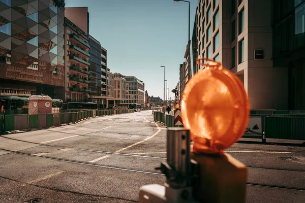 Trabajos Carretera Centro Luxemburgo — Foto de Stock