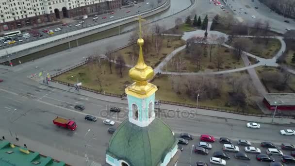 Panorama intorno alla chiesa russa — Video Stock