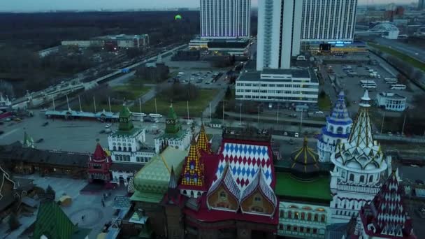 Szórakoztató központ Kreml a izmailovo — Stock videók