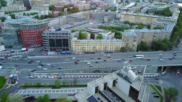 Moskva Flygfoto — Stockvideo