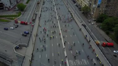 Moskova döngüsü geçit havadan görünümü