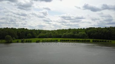 Göl Moskova'da Rusya havadan görünümü