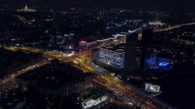 Drone Moskova hava gece görüş