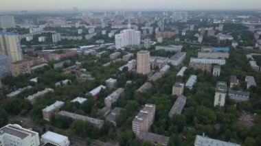 Moskova uçak hava görünümünden