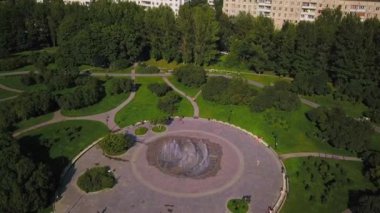 manzara Şehir Parkı havadan görünümü yaz gün