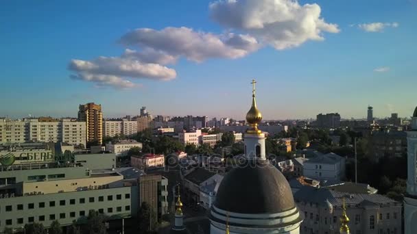 Panorama Arround Iglesia Ortodoxa Rusa — Vídeos de Stock