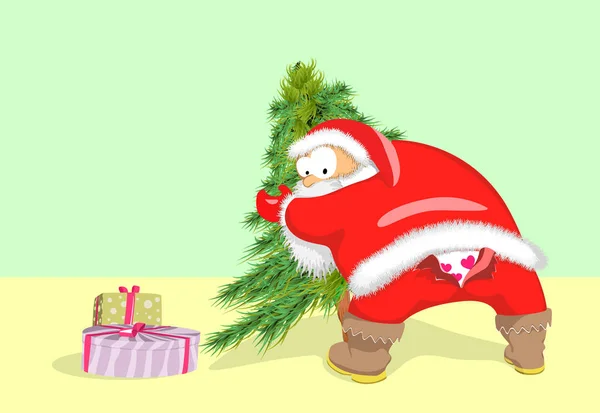 Noel Baba'nın komik karakter. 