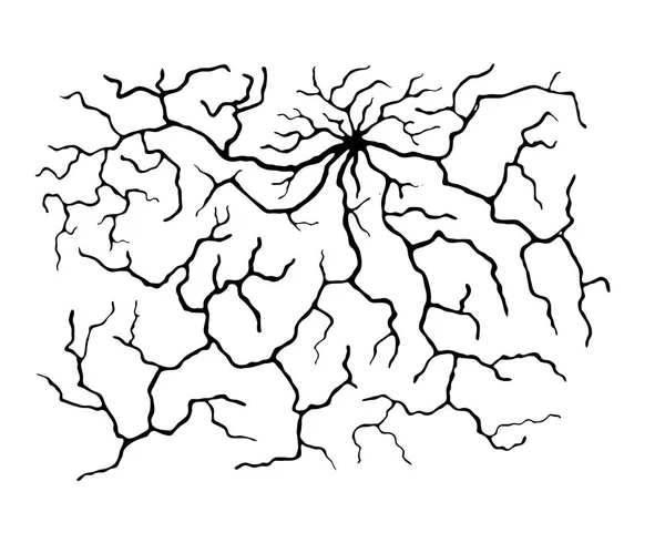 Big crack como pano de fundo — Vetor de Stock