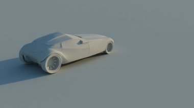 Yaratıcı model araba. 
