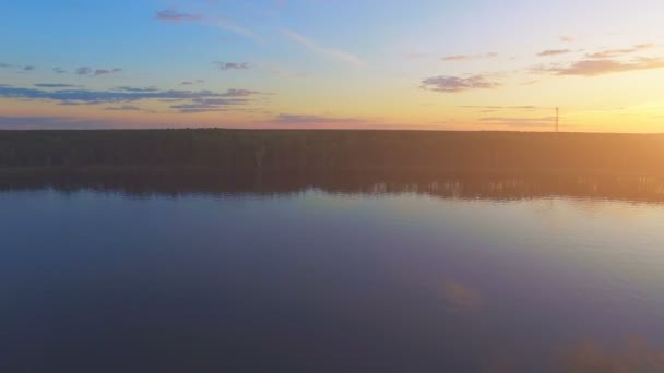 Panorama del río. 4k 30fps — Vídeos de Stock