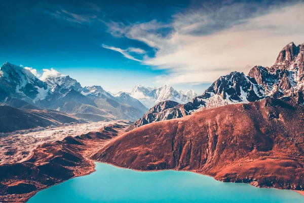 Himalayalar. Gokyo RI görünümünden — Stok fotoğraf