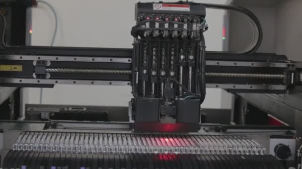 Automated Electronic circuit board production — Stock Video
