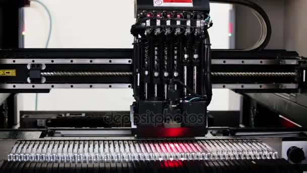 自动化电子线路板生产 — 图库视频影像