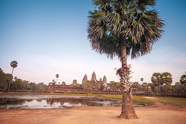 Angkor Wat Temple Camboya. Arquitectura antigua —  Fotos de Stock
