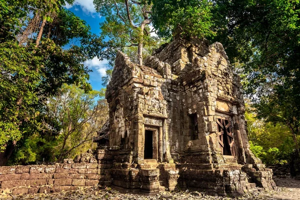 Chrám Angkor Wat - Kambodža. Starověká architektura — Stock fotografie