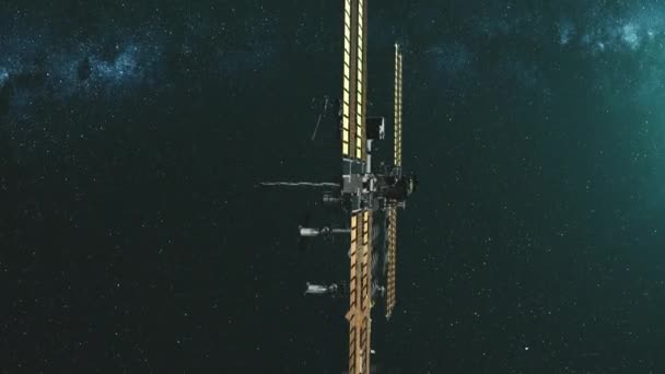 Charge de la Station Spatiale Internationale depuis la lumière des étoiles — Video