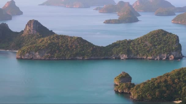 Exotické ang tanga národní mořský park orientační bod — Stock video