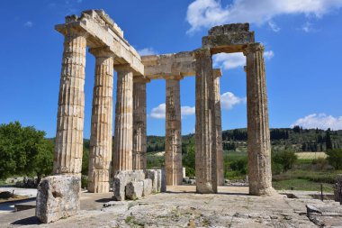 Zeus Tapınağı Nemea, Peloponnese, Yunanistan