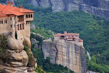 Meteora manastırları. Yunanistan