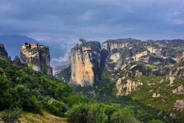 Meteora manastırları. Yunanistan