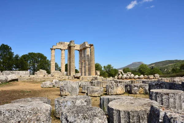 Templo de Zeus en Nemea, Grecia — Foto de Stock