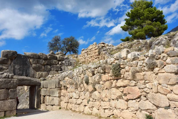 Archeologická naleziště Mykény a Tíryns, Řecko — Stock fotografie