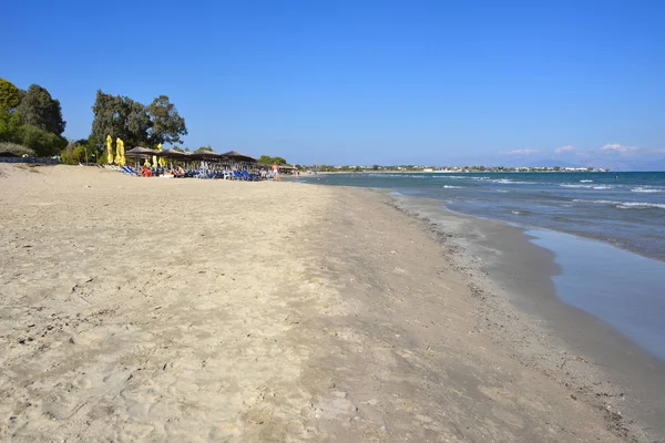 Artemis sandy beach, Attica, Griekenland — Stockfoto