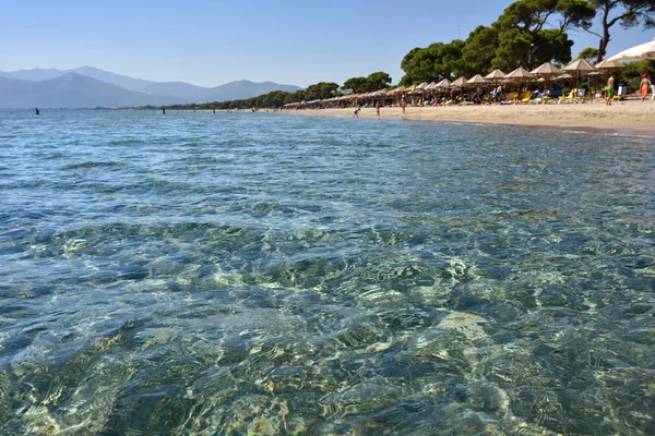 Schinias sandy beach, Greece — Stock Photo, Image