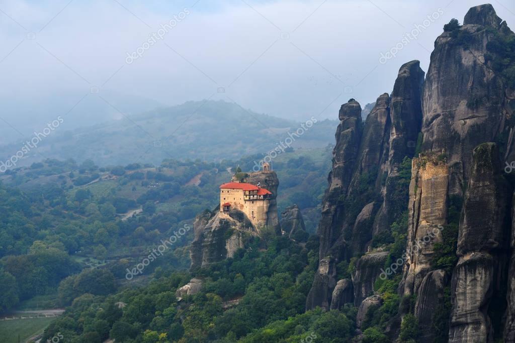 Monastery of St Nikolaos Anapafsas, Meteora, Greece — Stock Photo
