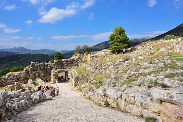 Archäologische Stätten von Mykene und Tiryns, Griechenland — Stockfoto