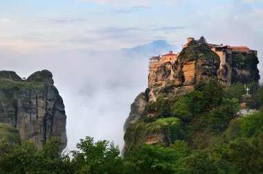 Meteora manastırları. Yunanistan