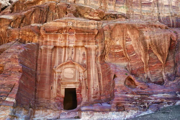 Petra archeologické naleziště, Jordánsko — Stock fotografie