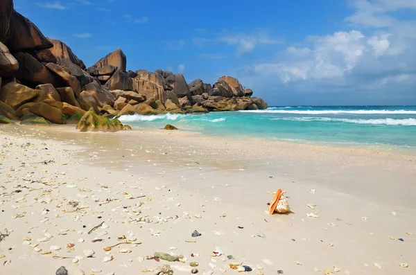 Isola delle Seychelles, La Digue — Foto Stock