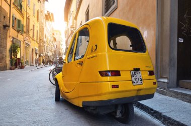 Pasquali, Riscio elettrico, bir elektrikli araba, Floransa, Toskana, 