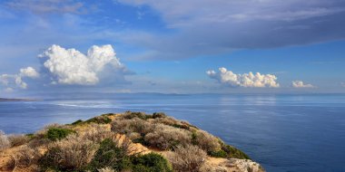 Ege Denizi, Cape Sounion, Attica, Yunanistan
