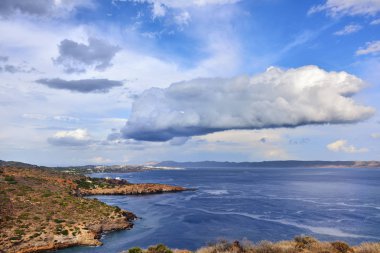 Ege Denizi, Cape Sounion, Attica, Yunanistan