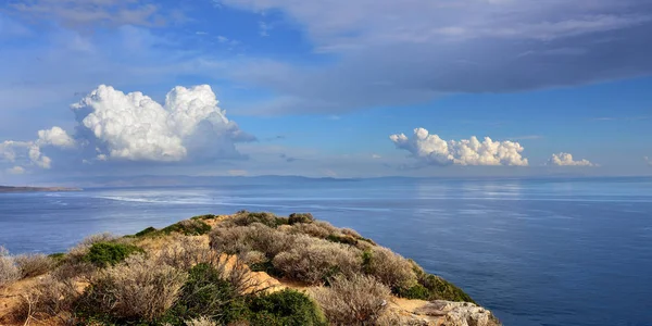 Егейське море, Мис Sounion, Аттика, Греція — стокове фото