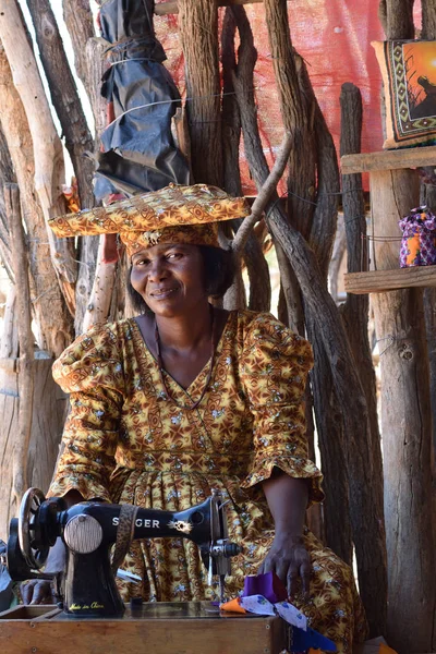 Mujer herero, Namibia — Foto de Stock