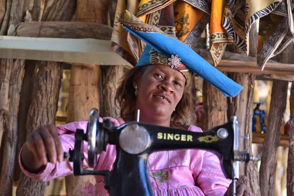 Mujer herero, Namibia — Foto de Stock