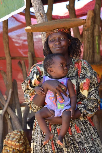 Herero-Frau, namibia — Stockfoto