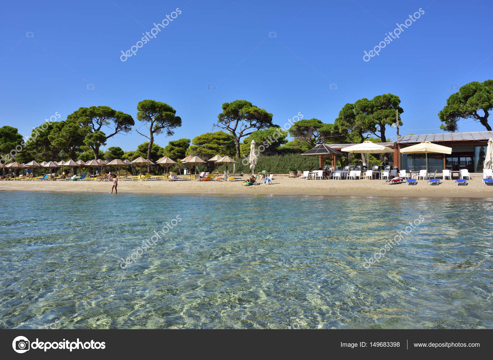 Resultado de imagen de playa maraton grecia