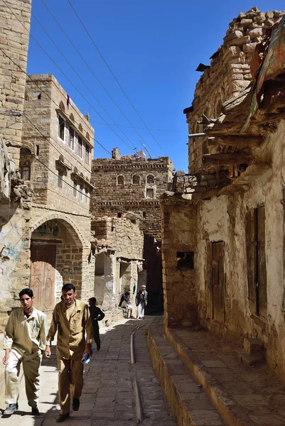 Thuja village, Jemen — Stock Fotó