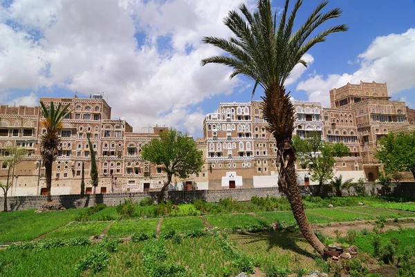 Iémen. Cidade velha de Sanaa — Fotografia de Stock