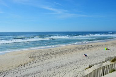 Costa Nova beach near Aveiro, Portugal