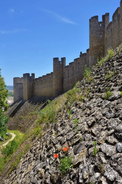 The wall of the castle at Tomar, Portugal — Stock Photo, Image