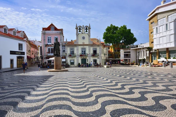 Little Square a Cascais Portogallo . — Foto Stock