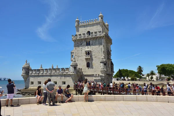 Torre de Belem or Belem Tower, Lisbon, Portugal — Stock Photo, Image