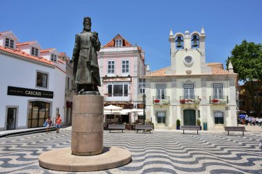 Cascais Portekiz küçük kare.